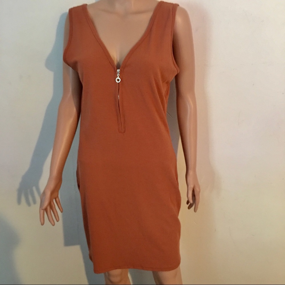 Cute Camel Bodycon Dress